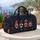 Patriotic Garden Gnomes With Hearts For Fourth Of July Travel And Summer Getaways Quilted Weekend Bag - 5