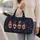 Patriotic Garden Gnomes With Hearts For Fourth Of July Travel And Summer Getaways Quilted Weekend Bag - 2