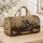 Enchanted Library Dragon With Antique Books For Autumn Fantasy Readers And Gift Giving Quilted Weekend Bag - 4