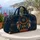 Indigo Boho Dreamcatcher Mandala With Feathers And Desert Stars For Festival Travel Style Quilted Weekend Bag - 5