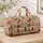 Elegant Nutcracker Parade Holiday Heirloom Boho Christmas Travel Gift For Her And Mom Quilted Weekend Bag - 4