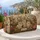 Cream Persian Kittens In Vintage Botanical Garden For Overnight Getaways And Cat Moms Quilted Weekend Bag - 5