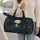 Bohemian Moonlit Lake With Botanical Vines For Festival Travel And Coastal Getaways Quilted Weekend Bag - 2