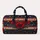 Heritage Americana Poppy Florals With Navy Stars And Crimson Stripes For Travel Style Quilted Weekend Bag - 6