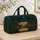 Enchanted Forest Camper With Fireflies And Camp Chairs For Cozy Travel And Glamping Fans Quilted Weekend Bag - 4