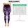Gothic Violet Rose Botanical Noir Floral Style For Yoga Studio And Night Out Women Leggings - 3