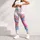 Watercolor Fashion Unicorns With Rainbow Manes For Yoga Studio Lounge And Vacation Leggings - 6