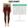 Crimson Rose Leopard Turquoise Botanical Tattoo Style For Bold Romantic Outfit Looks Leggings - 3