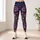 Midnight Navy Boho Purple Rose Bouquet For Yoga Studio Festival And Streetwear Days Leggings - 6