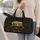 Vintage Camper In Midnight Teal Forest For Cozy Getaways And Boho Travel Lovers Gift Quilted Weekend Bag - 2