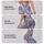Turquoise Paisley Botanical Boho Festival Yoga Gym Outfit For Plus Size Women All Season Leggings - 2