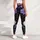 Lavender Daisy Wildflower Botanical Floral Black Aesthetic For Yoga Gym Everyday Style Leggings - 4