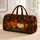 Autumn Pumpkins On Espresso Plaid With Nameplate For Fall Harvest Travel Style Lovers Quilted Weekend Bag - 1