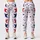 Americana Navy And Crimson Stars On Warm White For Patriotic Summer Outfits Women Leggings - 1