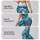 Teal Monstera And Palm Tropical Botanical Resort Casual Ivory White Women's Style Leggings - 2