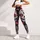 Día De Los Muertos Sugar Skulls With Gothic Florals For Yoga Festival Style And Dance Leggings - 5
