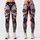 Día De Los Muertos Sugar Skulls With Gothic Florals For Yoga Festival Style And Dance Leggings - 1