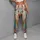 Boho Feather Charm Bead Strand Ornament Motif For Resort Yoga Lounge Style Women Leggings - 4