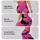 Hot Pink Black Bat And Spiderweb Halloween Costume Party Spooky Gothic Outfit Look Leggings - 2