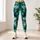 Elegant Tropical Watercolor Florals For Resort Vacations And Coastal Yoga Outfits Leggings - 6