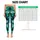 Elegant Tropical Watercolor Florals For Resort Vacations And Coastal Yoga Outfits Leggings - 3