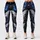 Blue Butterfly Vine Filigree On Black For Spring Summer Yoga Festival Outfits Women Leggings - 1