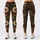 Red Mushroom Daisy Woodland Botanicals For Cottagecore Festival Yoga Wardrobe Style Leggings - 1
