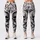 Gothic Pirate Skull Crossbones Black Gray Tattoo Flash Streetwear For Rebel Women Leggings - 1