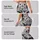 Gothic Pirate Skull Crossbones Black Gray Tattoo Flash Streetwear For Rebel Women Leggings - 2