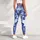 Cobalt Hibiscus And Palm Floral Resort Botanical Style For Chic Summer Vacations Leggings - 4