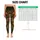 Dark Botanical Foliage Autumn Tropical Boho Yoga Activewear Seasonal Style For Women Leggings - 3