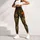 Dark Botanical Foliage Autumn Tropical Boho Yoga Activewear Seasonal Style For Women Leggings - 5