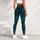 Neon Mandala Paisley Column In Cyan Lime For Yoga Festival Boho Streetwear Women Leggings - 4