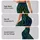 Neon Mandala Paisley Column In Cyan Lime For Yoga Festival Boho Streetwear Women Leggings - 2