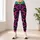 Rainbow Leopard Rosettes With Glitter Sparkles For Nightlife Festival Style Outfits Leggings - 6