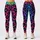 Rainbow Leopard Rosettes With Glitter Sparkles For Nightlife Festival Style Outfits Leggings - 1