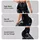 Gothic Cross Silver Filigree Frost Blue Gradient For Dark Winter Streetwear Women Leggings - 2