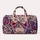 Bohemian Pink Butterflies With Jewel Tone Florals For Getaways And Bridesmaid Gifts Quilted Weekend Bag - 6