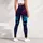 Turquoise Skull And Midnight Roses For Gothic Romance Festival Nights Alternative Women Leggings - 4