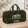 Retro Camper And Pine Forest For Cabin Getaways Road Trips And Outdoor Lovers Gift Quilted Weekend Bag - 4