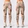 Champagne Peach Butterfly Botanical Watercolor Motif For Soft Lounge Style Women Leggings - 1