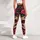 Gothic Sugar Skull And Pink Roses For Día De Los Muertos Dark Romantic Festival Style Leggings - 4