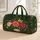 Rose Garden Name Cartouche Botanical Floral For Romantic Getaways And Bridesmaids Quilted Weekend Bag - 1