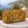 Happy Shiba Inu Dog With Daisies Paws And Clover For Overnight Travel And Gym Trips Quilted Weekend Bag - 5