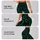Emerald Leopard Rosettes With Vintage Wildcat Style For Bold Night Out Fashion Looks Leggings - 2