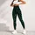 Emerald Leopard Rosettes With Vintage Wildcat Style For Bold Night Out Fashion Looks Leggings - 6