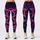 Neon Star Cosmos With Magenta Galaxy Swirls For Nightlife Streetwear Style Vibes Leggings - 1