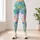 Aqua Butterfly Garden Floral Meadow For Spring Outings And Fresh Countryside Style Leggings - 6