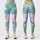 Aqua Butterfly Garden Floral Meadow For Spring Outings And Fresh Countryside Style Leggings - 1