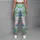 Aqua Butterfly Garden Floral Meadow For Spring Outings And Fresh Countryside Style Leggings - 4